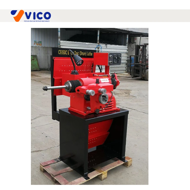 Vico Hot Selling Car Maintenance Equipment Break Lathe Brake Drum/Disc Cutting Machine C9350