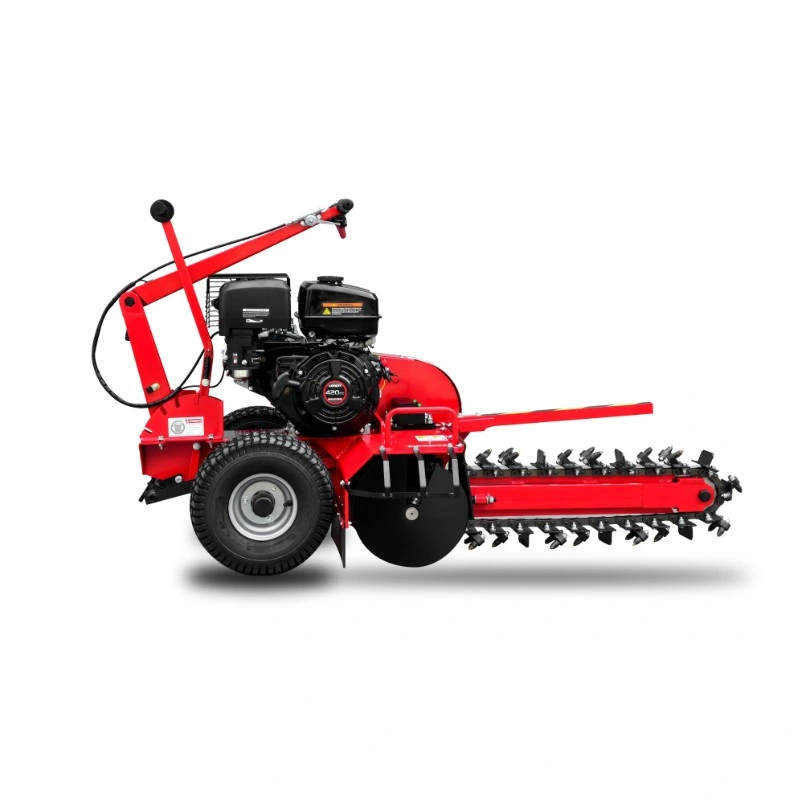 K-Maxpower 15HP Petrol Engine Farm Agricultral Mini Trencher Machines Digging