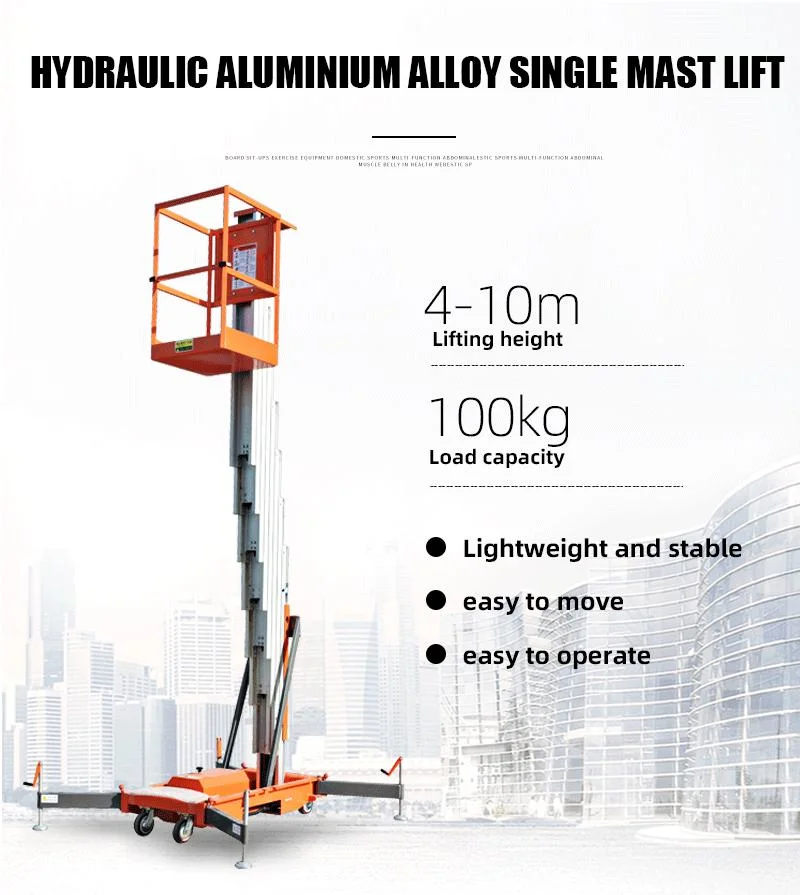 Hydraulic Electric Mobile Scissor Telescopic Articulate Boom Mast Man Lift Aerial Working Platform Lifting Equipment