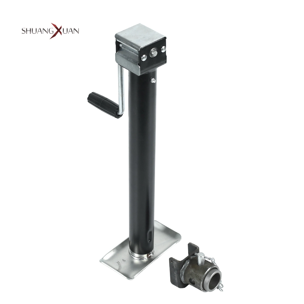 5000lbs 15 Inch Side Wind Lift Pipe Mount Swivel Trailer Jack Stands Support Legs Corner Steady Camper Parts Welded by Customer