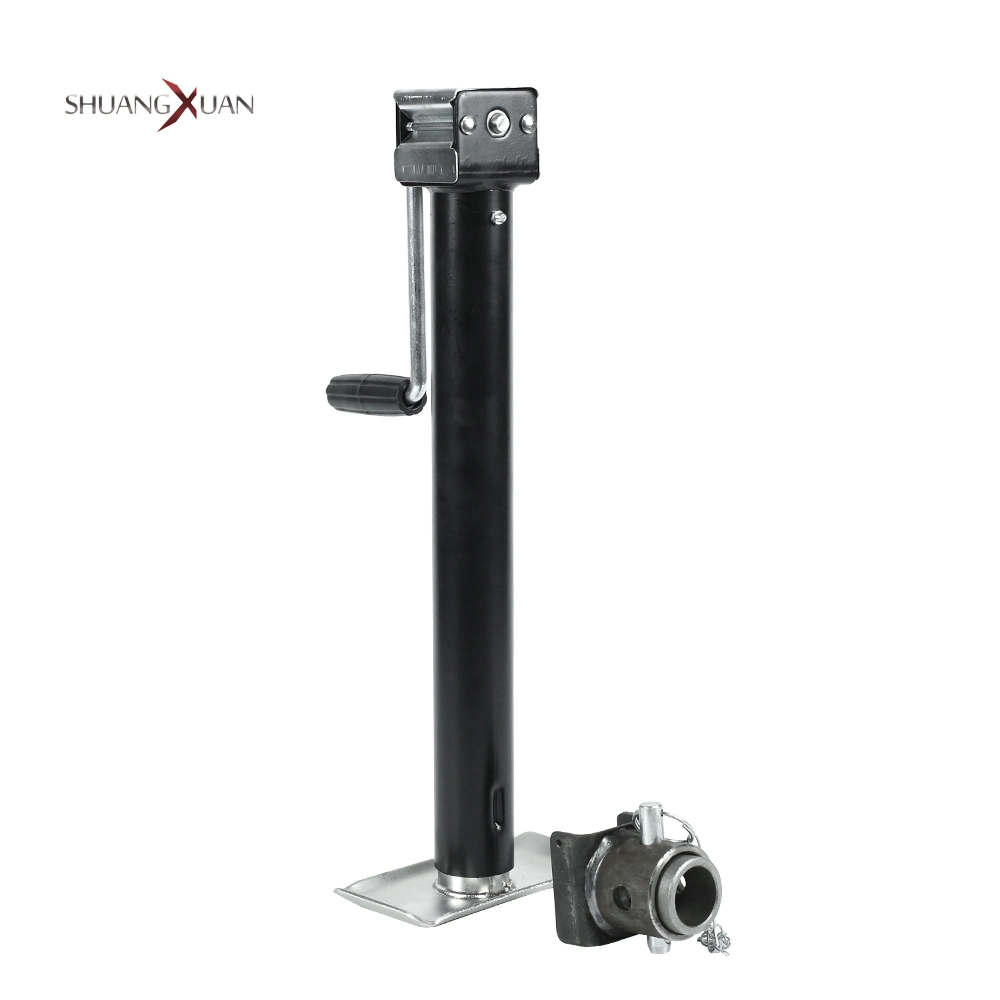 5000lbs 15 Inch Side Wind Lift Pipe Mount Swivel Trailer Jack Stands Support Legs Corner Steady Camper Parts Welded by Customer