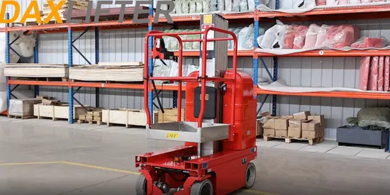 Stabile per lavoro aereo di marca Daxlifter, robusta attrezzatura di sollevamento in alluminio